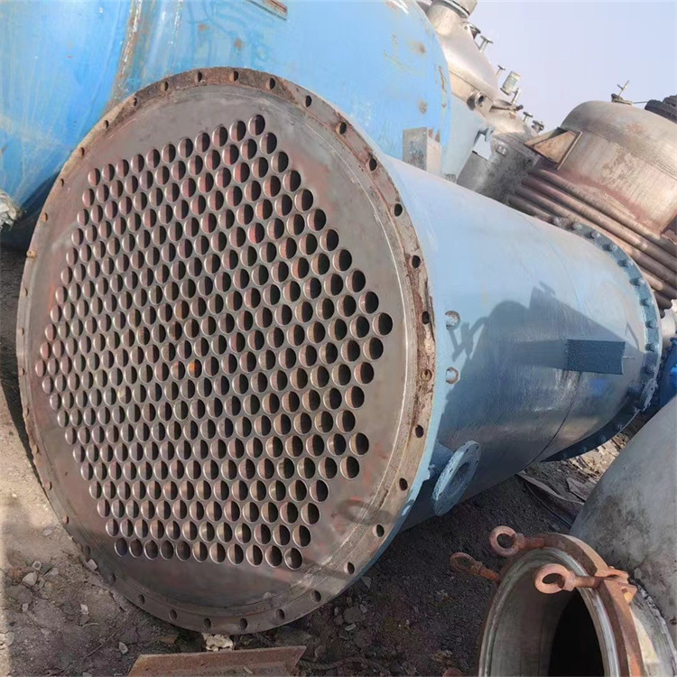 Industrial Stainless Steel Condensation Heat Exchange Equipment Stainless Steel Tube Condensation Second-Hand Titanium Condenser