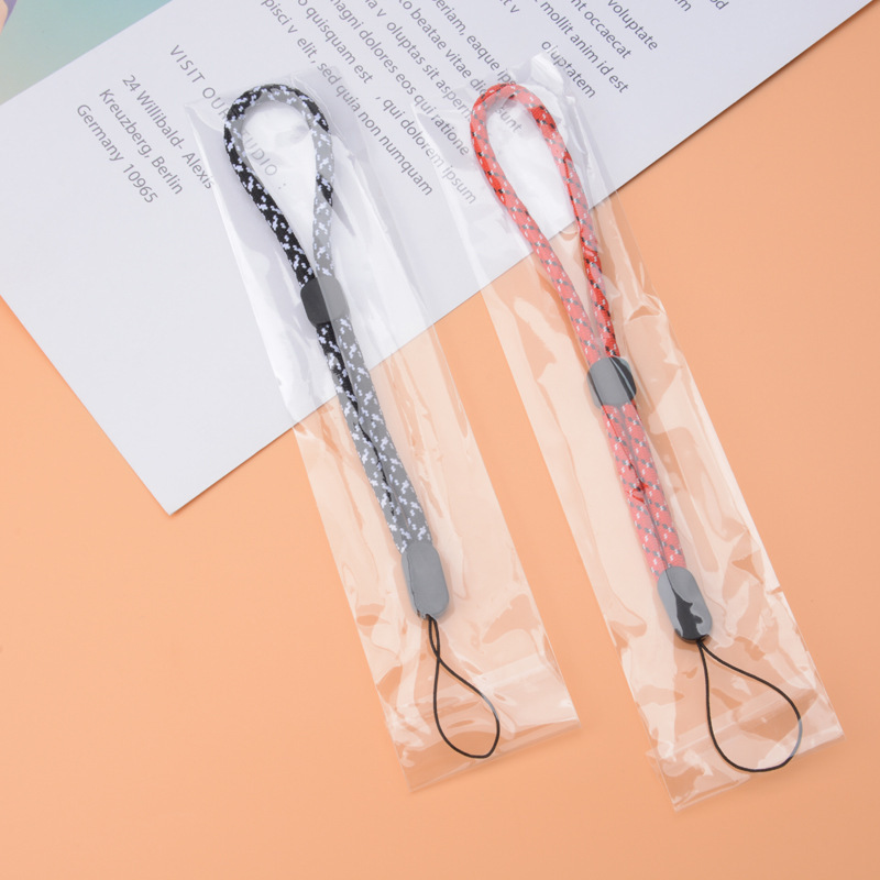 4.0mm thick adjustable hand rope Bluetooth small stereo U disk lanyard silk screen wrist mobile phone lanyard factory