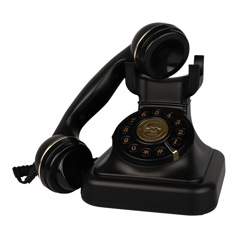 Retro Telephone European and American Telephone Antique Telephone Cross-border E-commerce Foreign Trade Household Fixed Cable Landline