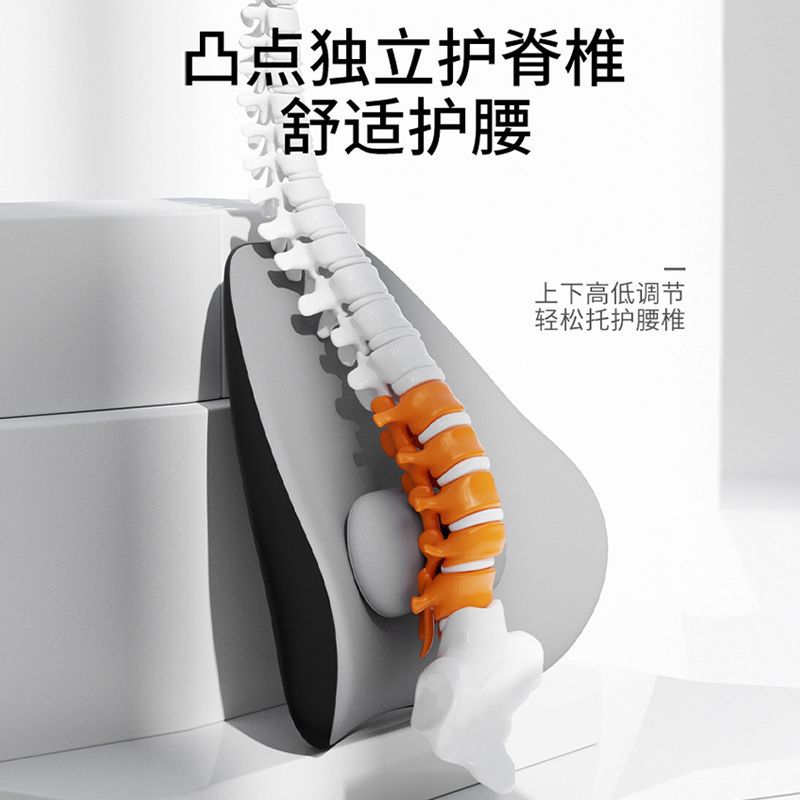 Car Electric Massage Main Driver's Seat Lumbar Support for Long Periods of Sitting, Comfortable Waist and Neck Protection for Driver's Car Memory