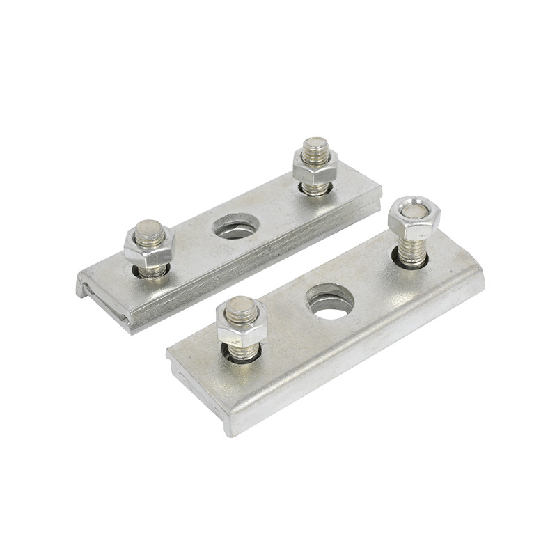 Wholesale Hot-Dip Galvanized Single-Slot and Double-Slot Clamps for Single and Double-Slot Cable Trays, Overhead Cable Lines, Three-Eye Clamps, Single and Double-Slot Clamps