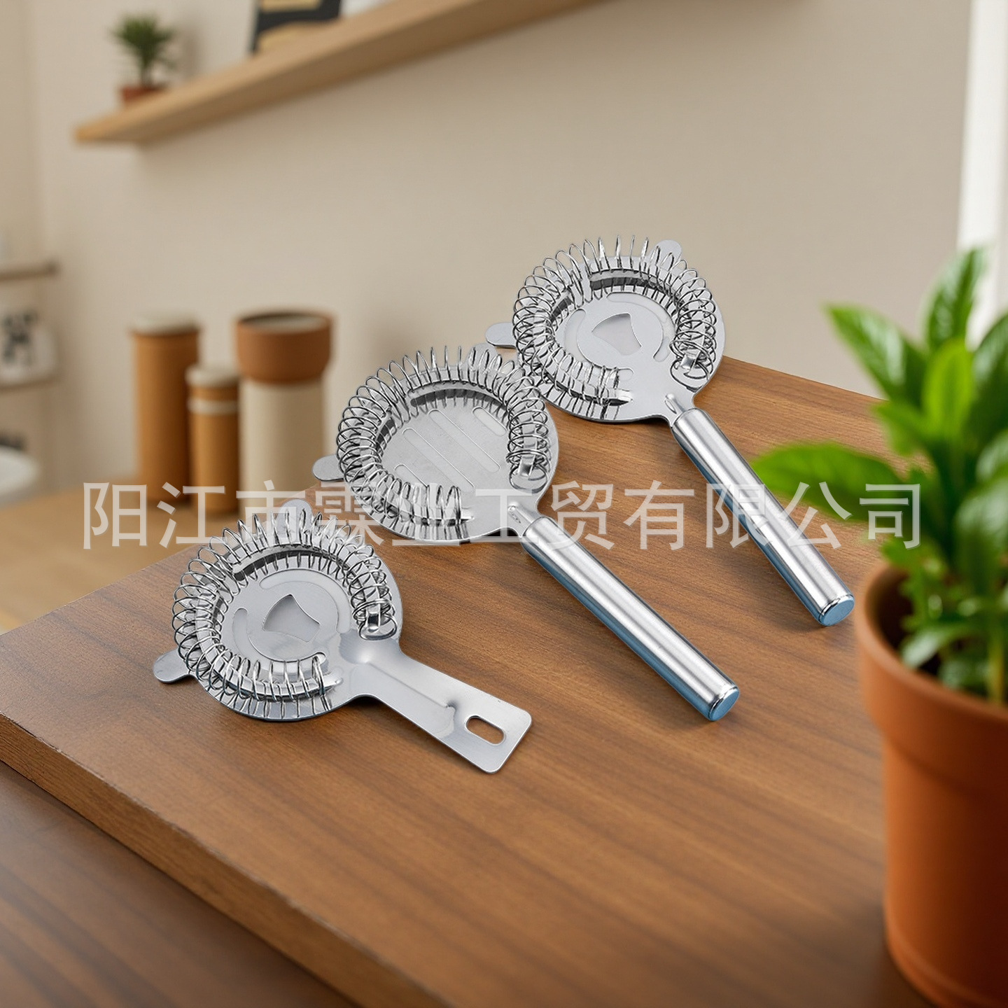 Manufacturer Wholesale Cross-Border Stainless Steel Ice Filter Ice Separator Cocktail Bartending Tool Ice Blocker Milk Tea Coffee Filter