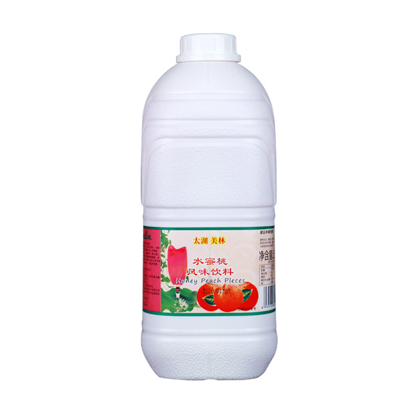 Taihu Meilin Peach Drink Thick Syrup Non-Concentrated Juice Milk Tea Shop Commercial Peach Pulp Peach Jam