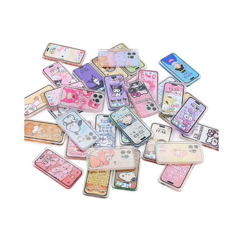 Mini simulation small mobile phone BJD phone toy Dollhouse miniature supermarket ornaments model doll house accessories