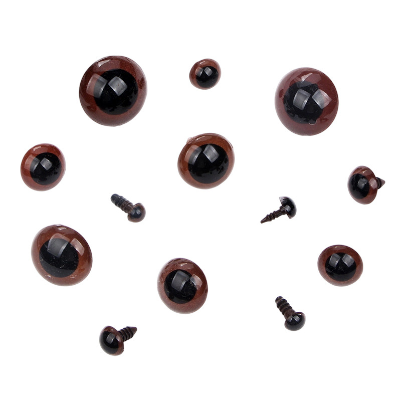 New Brown Crystal Eye Fabric Accessories Coffee Color Eyeball Tea Color Doll Toy Eye Accessories DIY Accessories