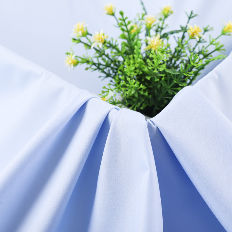 Super Fine Denier Business Shirt Fabric, No-Iron Stretch High-Density Fine Plain Shirt Fabric, Spring and Summer Dress Fabric