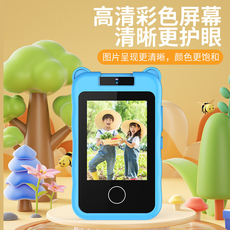 Cross-Border Amazon Hd Kidsren's Mobile Phone Digital Camera Reversible Slr Photo Touch Early Education Educational Cartoon