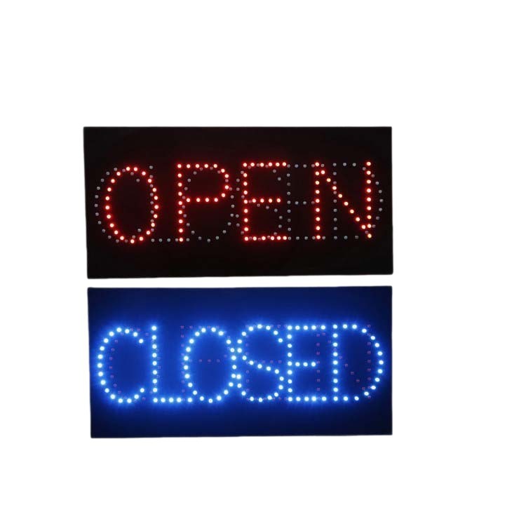 OPEN CLOSED sign manufacturer LED luminous word light box