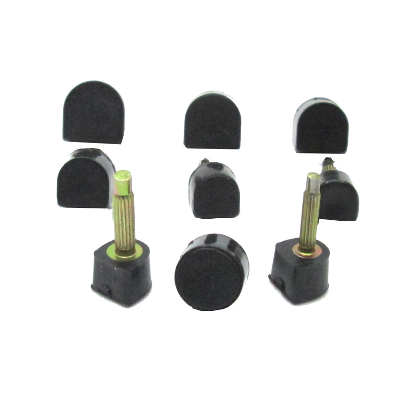 High Heels with Thick Core and Thin Core Black Apricot Transparent Shoe Repair Use Heel Spikes Heel Sky Leather Matte