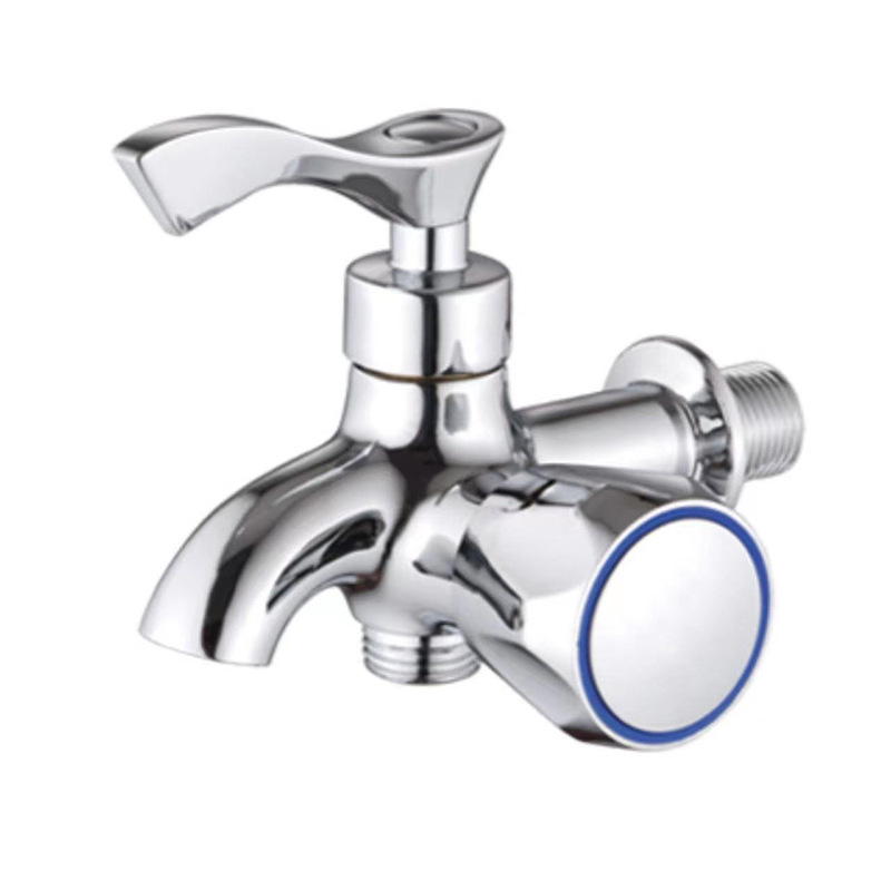 Export to Cambodia Multifunctional Tap Copper Core One-in-Two-out Washing Machine Tap Mop Pool Tap Nozzle 2