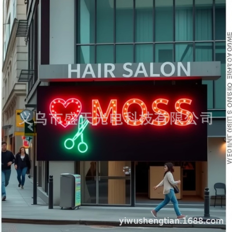 Led Billboard Luminous Sign Sign Barber Led Sign Board Georgia Open