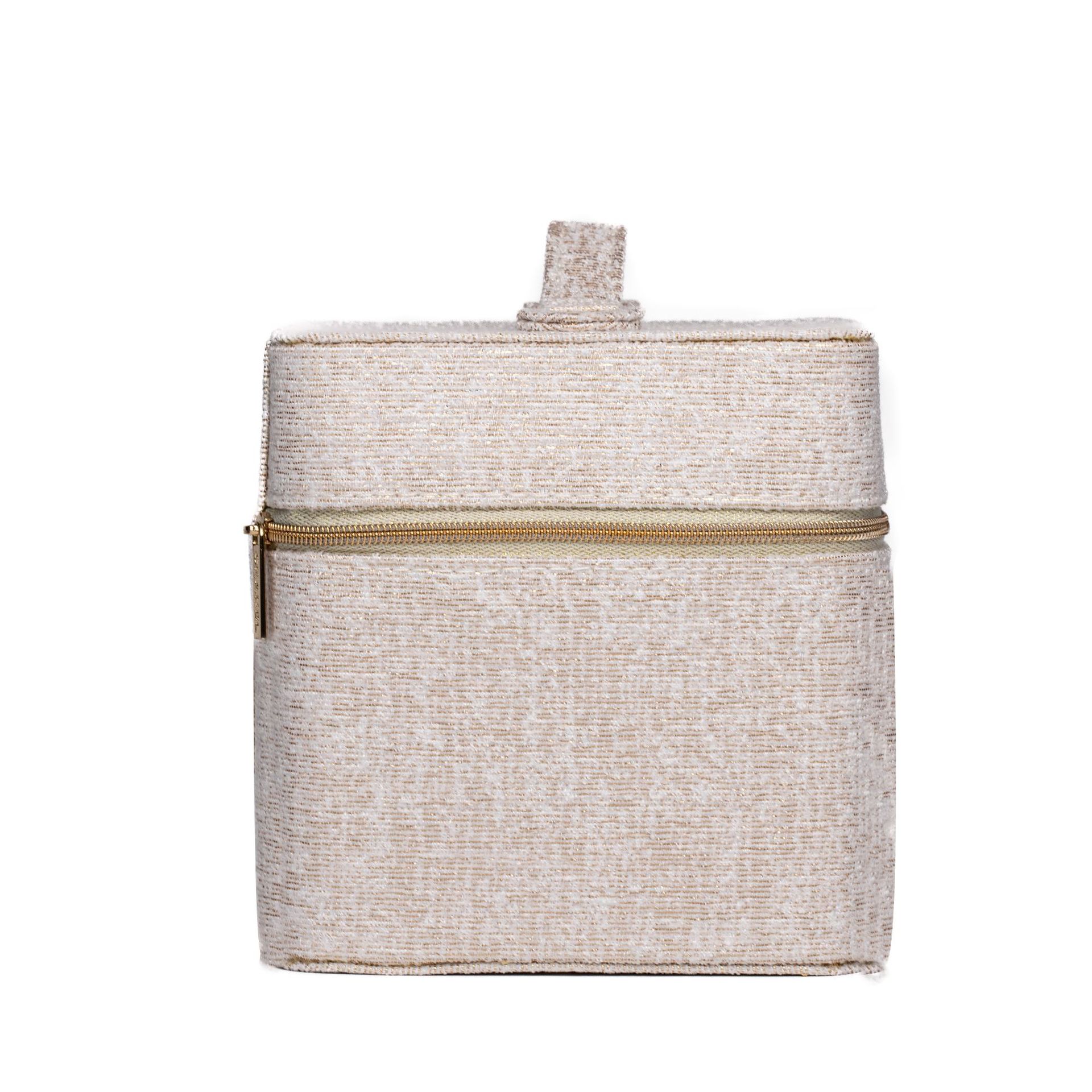 Linkey Cosmetic Case Beige Gift Cosmetic Case Manufacturer Professional Cosmetic Case Bag Factory Bag Factory