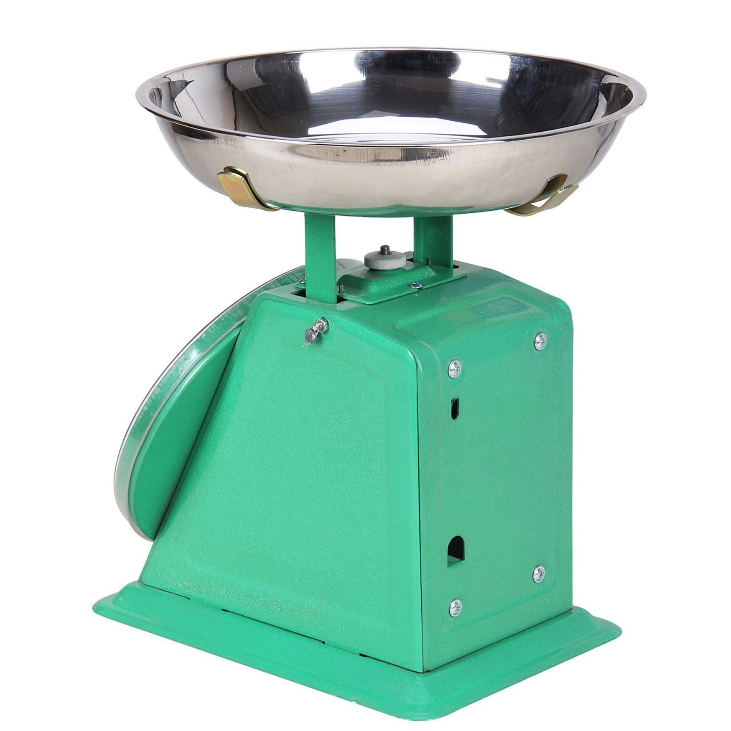 10kg spring dial scale iron spray plastic shell household small scale disc flat mechanical scale flat scale