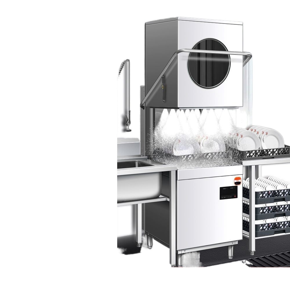 Cover-Type Dishwasher Commercial Fully Automatic Large Restaurant Canteen Hotel Dishwasher Cup Washer Free Shipping