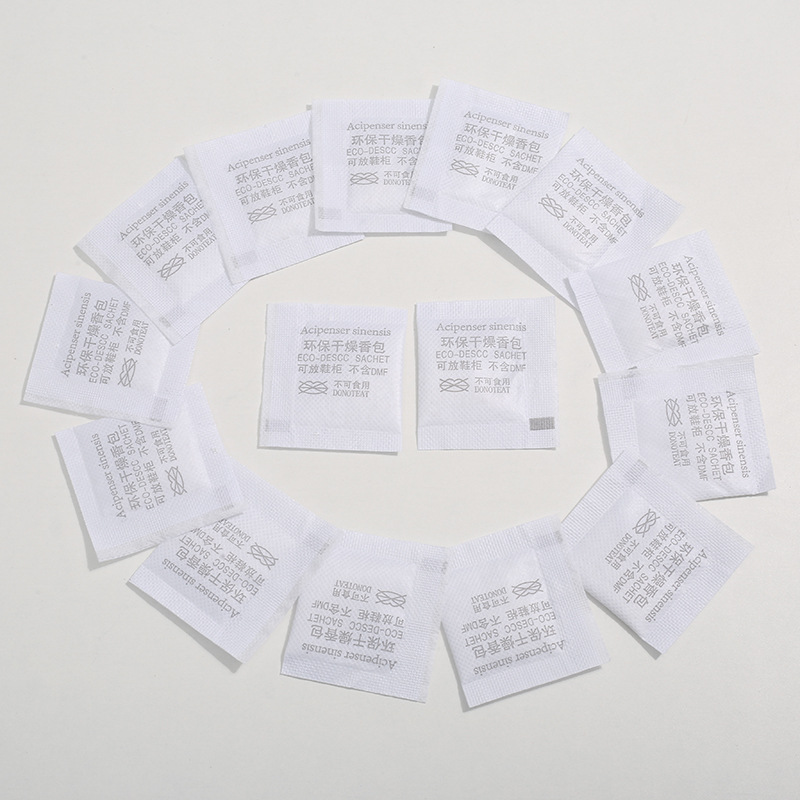 Non-woven environmental protection desiccant sachet shoe box clothing accessories moisture-proof mildew-proof desiccant odor removal aromatherapy bag