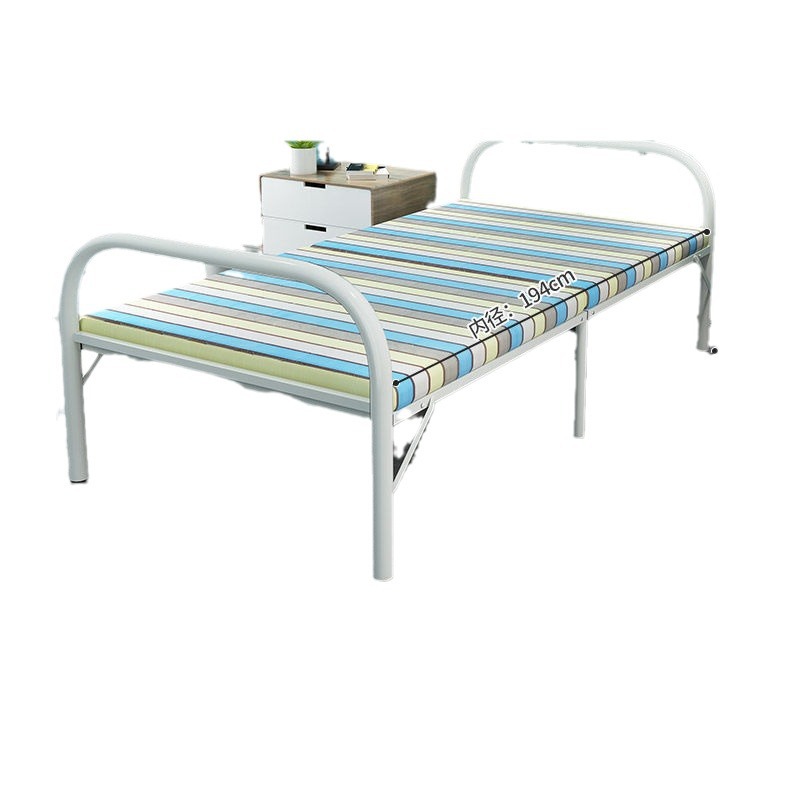 Lunch Break Foldableing Bed Single Bed Home Double Bed Office Lunch Break Bed Simple Bed Companion Bed Portable Hard Bed