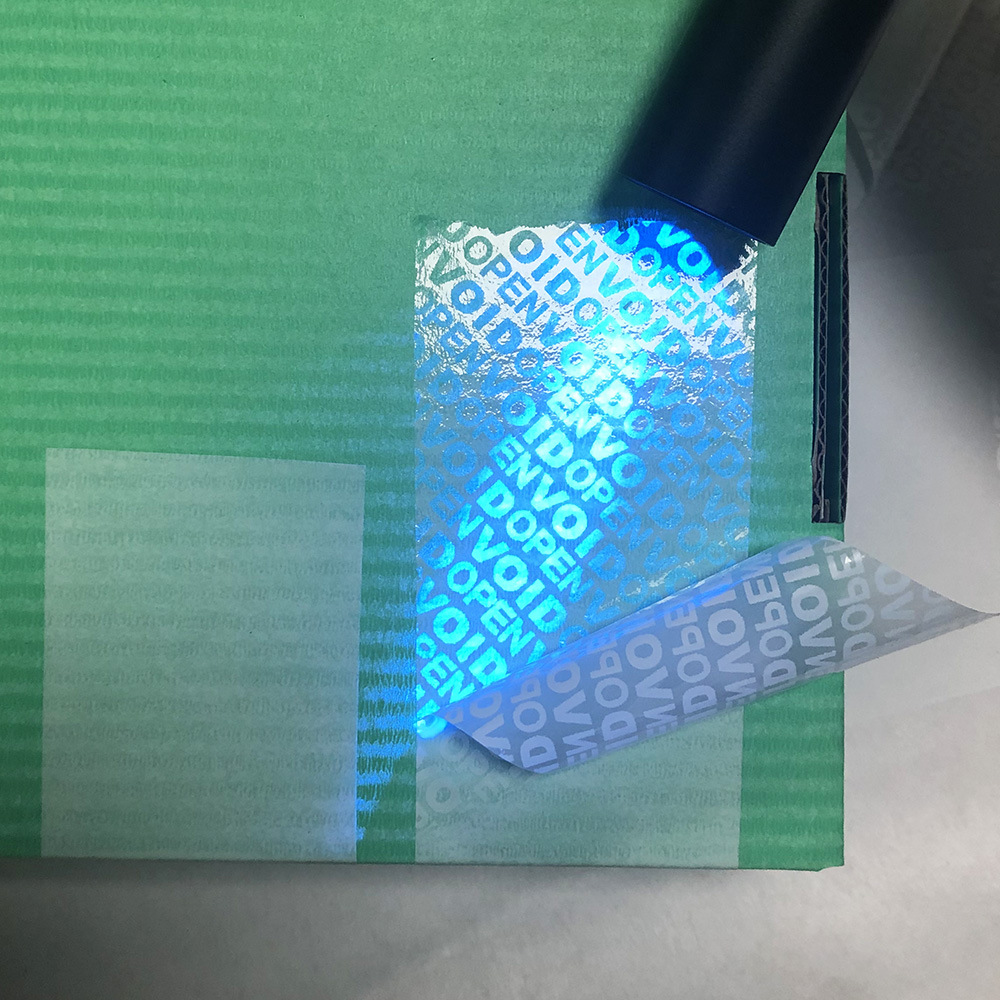 Флуоресцентная самоклеящаяся наклейка с защитой от подделок, разрывная наклейка VOID, антивандальный материал