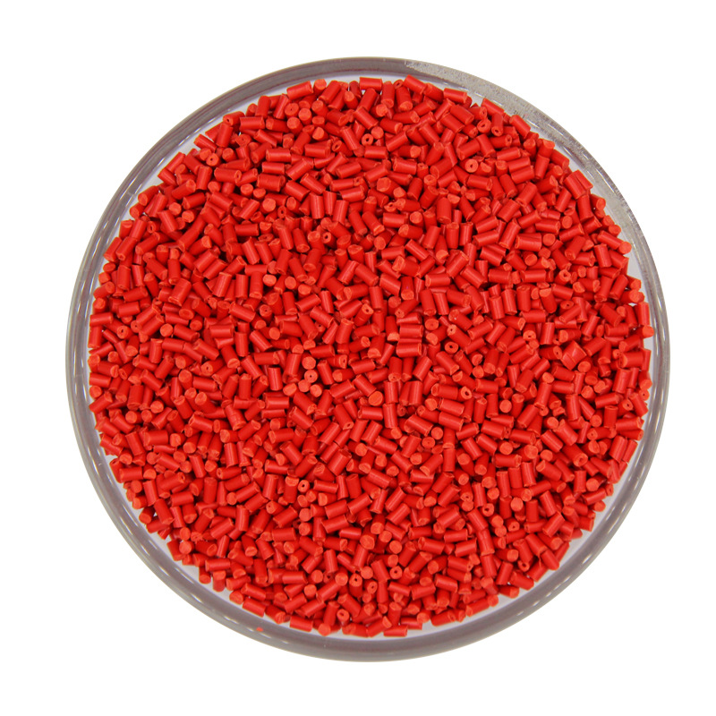 Qingdao Manufacturer Processes and Customizes Pp Color Masterbatch for Food and Medical Contact Red Masterbatch and Provides Sgs Testing