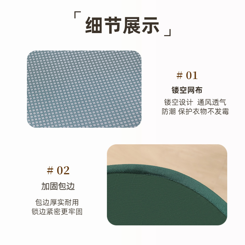 Dirty Clothes Basket, Household Dirty Clothes Storage Basket, Foldableable Partitioned Laundry Basket, Bathroom Clothes Storage Artifact