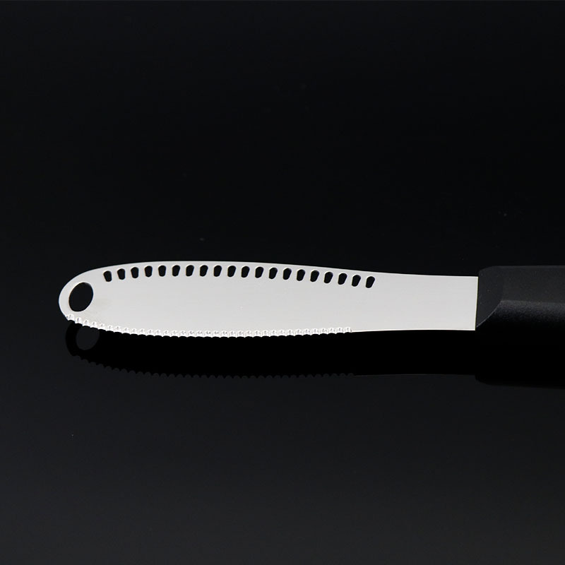 Cheese Knife with Holes, Butter Knife, Bread Jam Pizza Spatula, Stainless Steel Serrated Cheese Scraper Wholesale