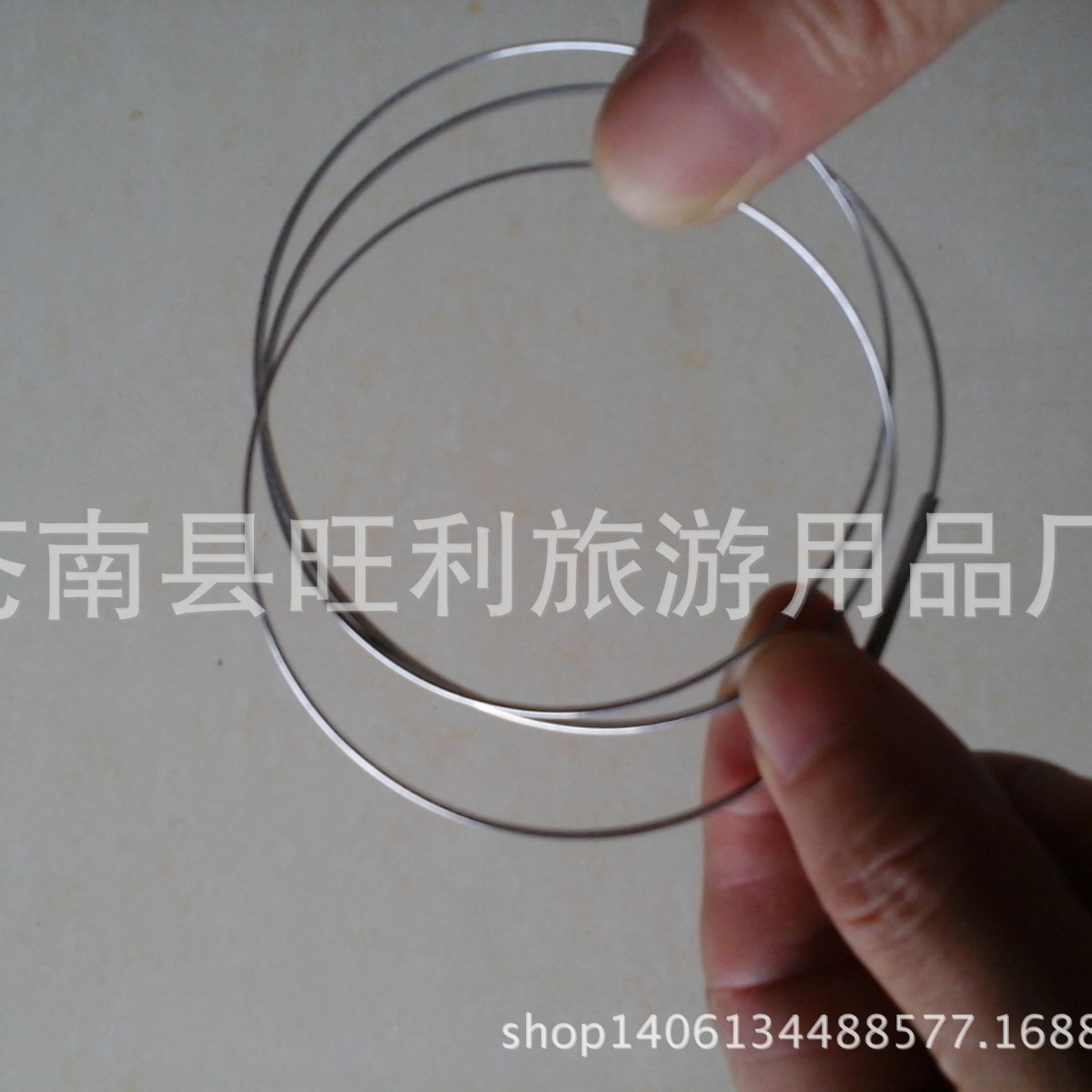 Customized Frisbee Fan Frame Steel Wire Frame 0.5 mm Thick * 2.5 mm Wide Foldableing Flat Steel Wire
