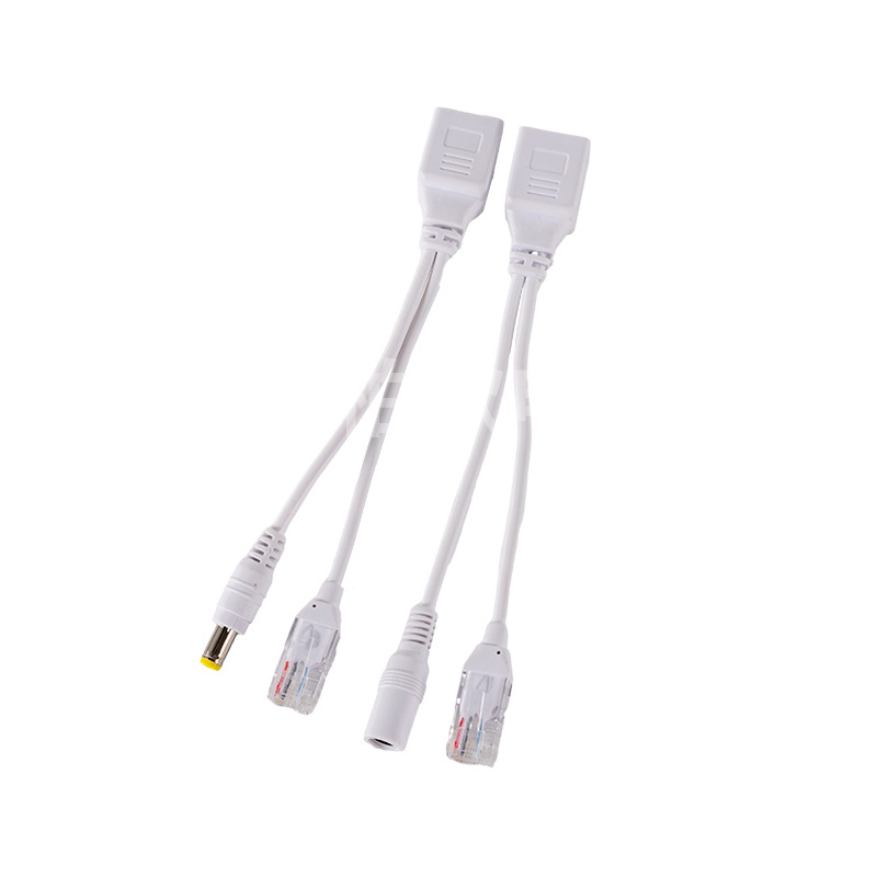 Straight-through POE switch separator monitoring power supply module bridge power synthesizer male and female combiner