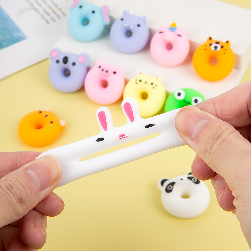 Tpr Soft Slow Rebound Dumpling Cartoon Donut Stress Relief Squishy Toy Wholesale from Manufacturer