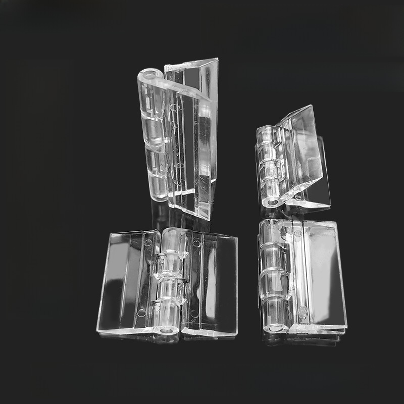 Acrylic Hinge Clear Hinge Crystal Folding Organic Loose-leaf Flip Fitting Reinforced Toughness Plastic Hinge