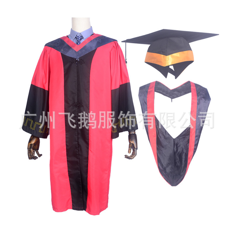 Cross-Border Export of European and American College Bachelor's Uniforms, Doctoral Uniforms, Graduation Dress Suits, Principal and Dean Tutor Uniforms Wholesale