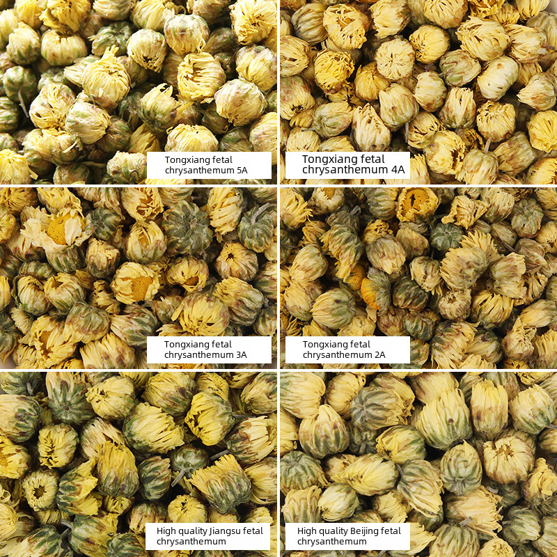 New Tongxiang tire chrysanthemum tea bulk Hangzhou white chrysanthemum fruit tea wholesale chrysanthemum 500g tire chrysanthemum bulk factory direct sales