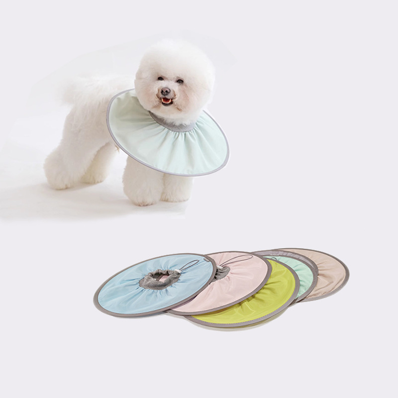 Pet Elizabeth ring sterilization care collar cat dog beauty collar anti-licking bite small dog headgear