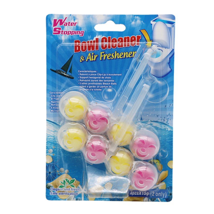 Deodorant Ball Fragrance Anti-scaling Decontamination Hanging Toilet Toilet Cleaning Ball Toilet Cleaning Spirit Blue Bubble Deodorant