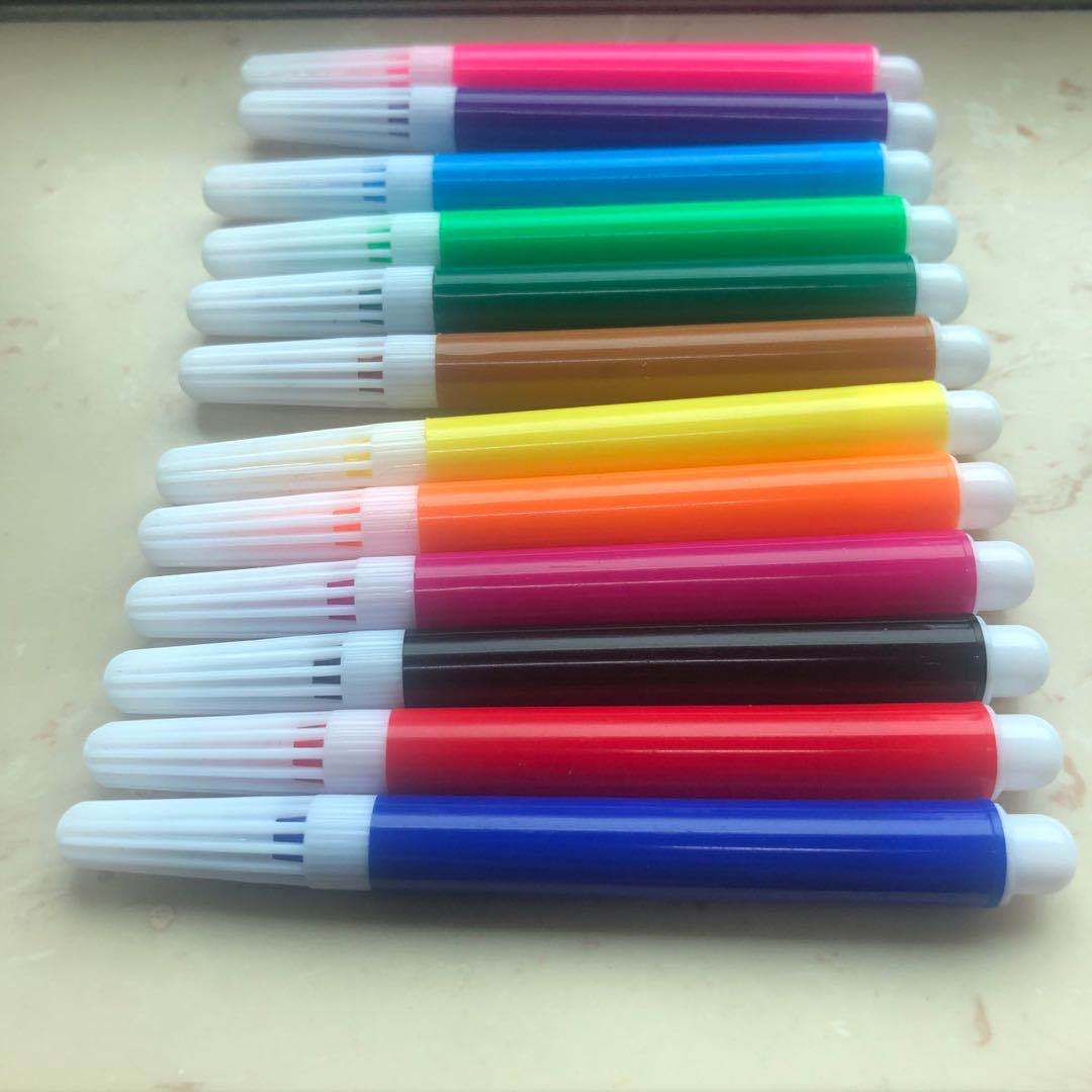 Children's Painting Mini Watercolor Pen Washable 101 Small Brush 12 Color Watercolor Pen Mini Watercolor Pen