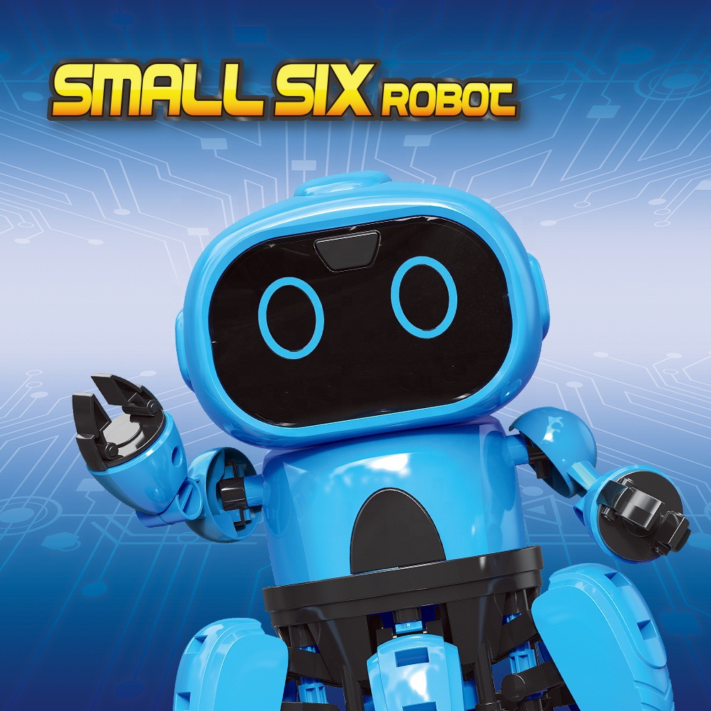 Кросс-бордерный собранный электрический робот, образовательная технология, DIY научный эксперимент, игрушечная модель робота для детей 7-12 лет