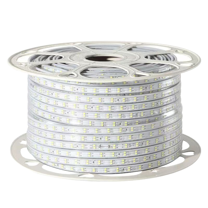 Led Light Strip 2835 High Voltage Double Row 220V High Brightness 120 Lights Outdoor Waterproof Indoor Engineering Lighting Flexible Light Strip