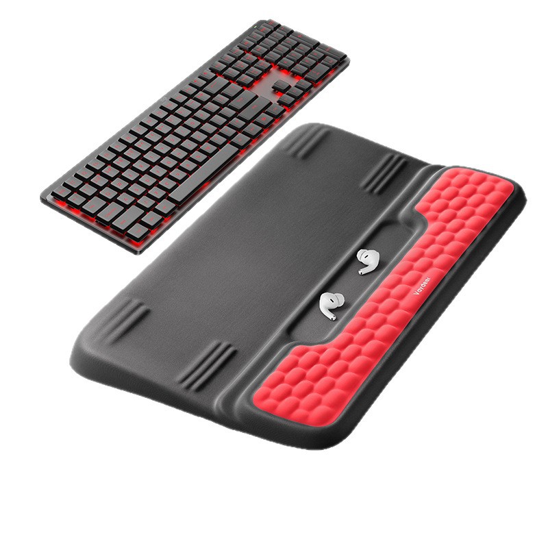 Luwei 2-in-1 Keyboard Hand Rest Gaming Keyboard Wrist Pad Ergonomic Wrist Rest Computer Office Hand Rest