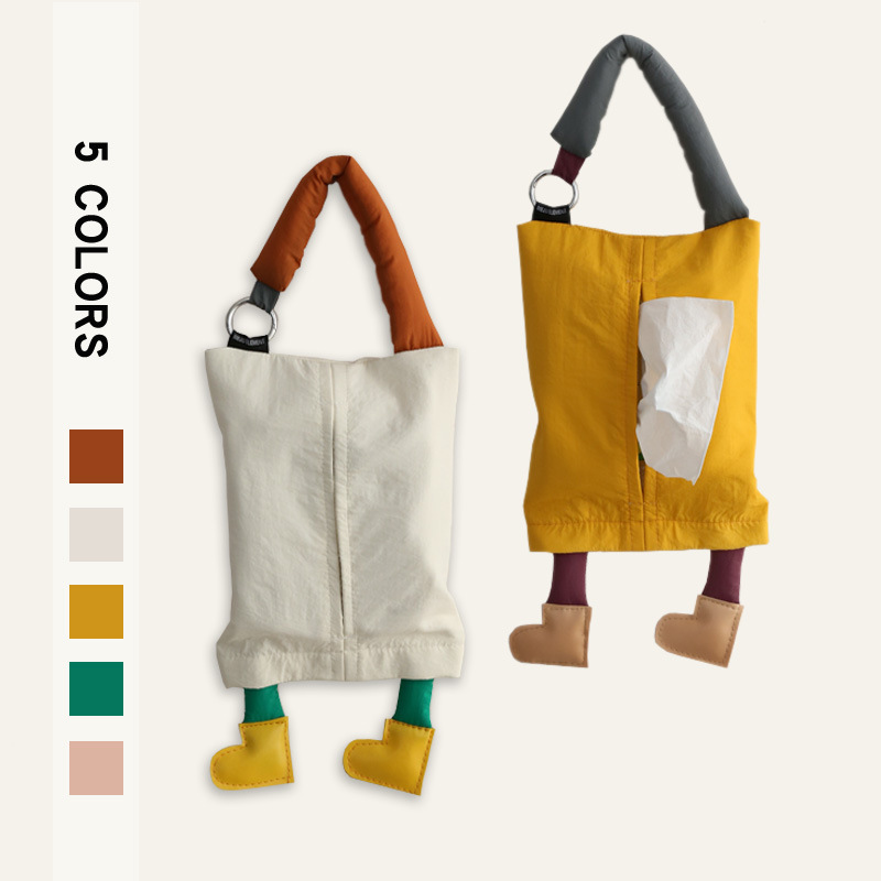 Красивый элемент, висячая сумка для хранения салфеток в машине, милое украшение, новая коробка для салфеток