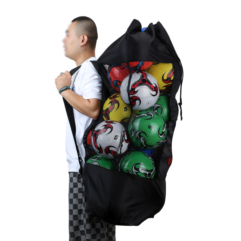 Large Soccer Bag Basketball Net Bag Canvas Basketball Bag Basketball Bag Football Sports Bag Storage Thick Type