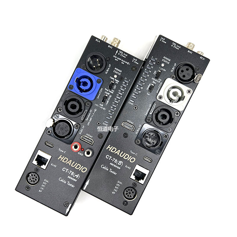 78 Multifunctional Line Tester Xlr Audio Line Tester Separation Remote Line Tester HDMI Automatic Testing Instrument