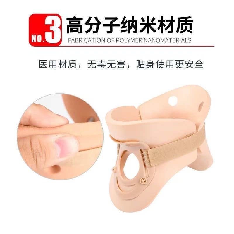 Neck Brace for Home and Office Use, Cervical Spine Fixation, Beauty Neck Support, Anti-Head Drooping and Tilting Device, Prevents Neck Lines