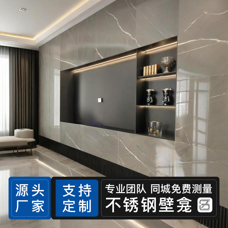 304 Stainless Steel Recessed Wall Cabinet Bathroom Metal Storage Shelf Custom Waterproof