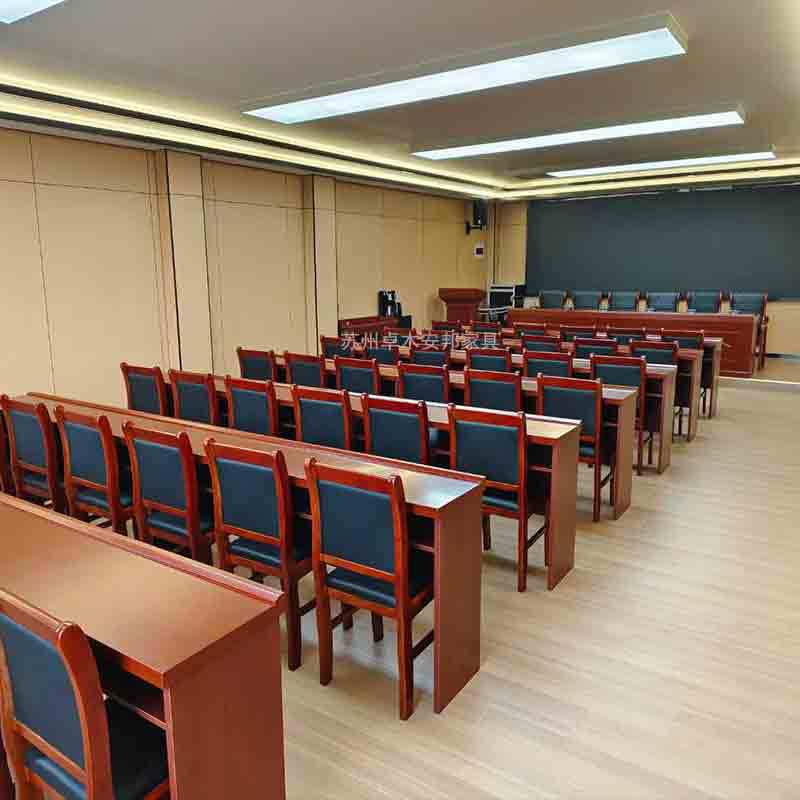 Комбинация стола и стульев для встреч, длинный стол 1.2 м из массива дерева