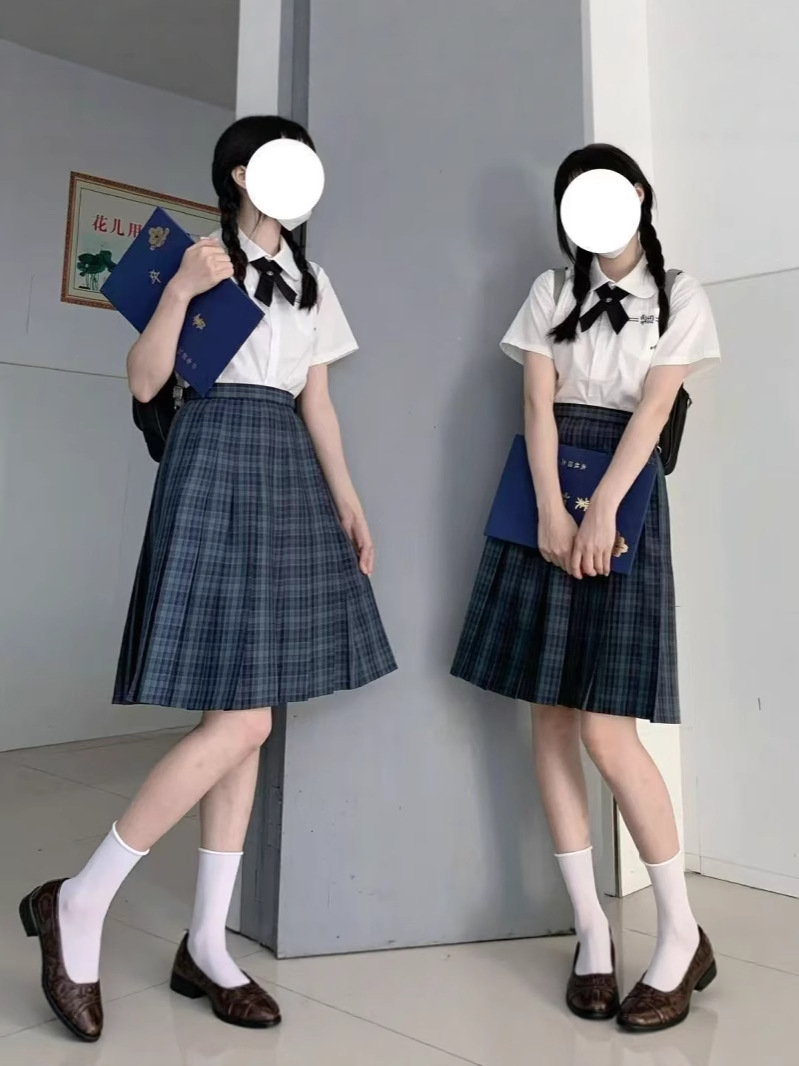 Vivienne Genuine JK Dress Student Japanese School Long Dress Female Orthodox Short Skirt Japanese JK Uniform