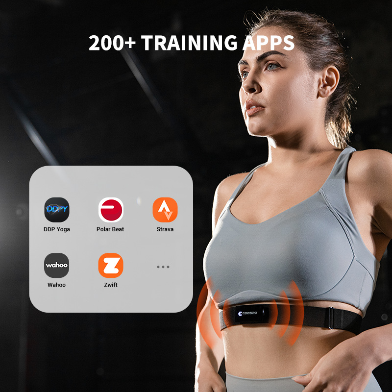 COOSPO H9Z heart rate sensor dual mode ANT Bluetooth chest strap bicycle heart rate exercise monitor