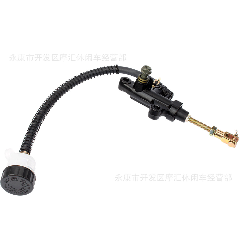 Applicable to Yamaha ATV Warrior YFM 350 1987-2004 rear brake upper pump one-piece pump Black