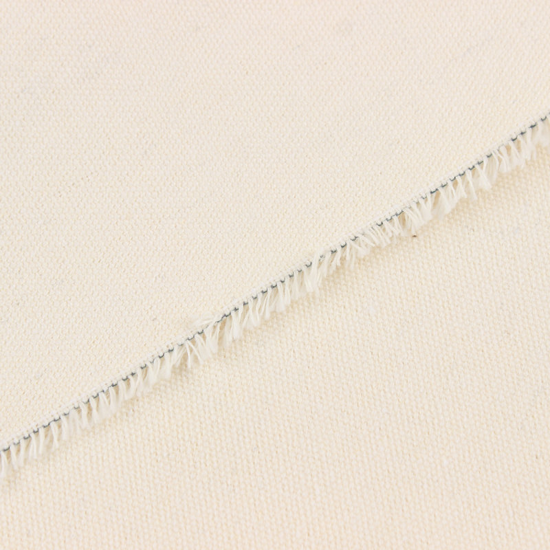 Natural A+ Polyester-Cotton Fabric Embryo Plain Pure Color Thickeneded Fabric Canvas Gray Fabric Bleached Shoe Material Luggage Fabric Customization