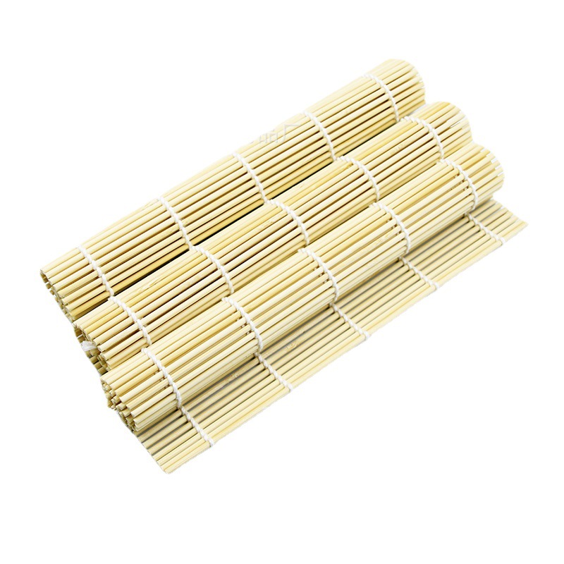 Factory Wholesale natural color sushi roller shutter DIY sushi tool set Laver Rice making accessories 24*24