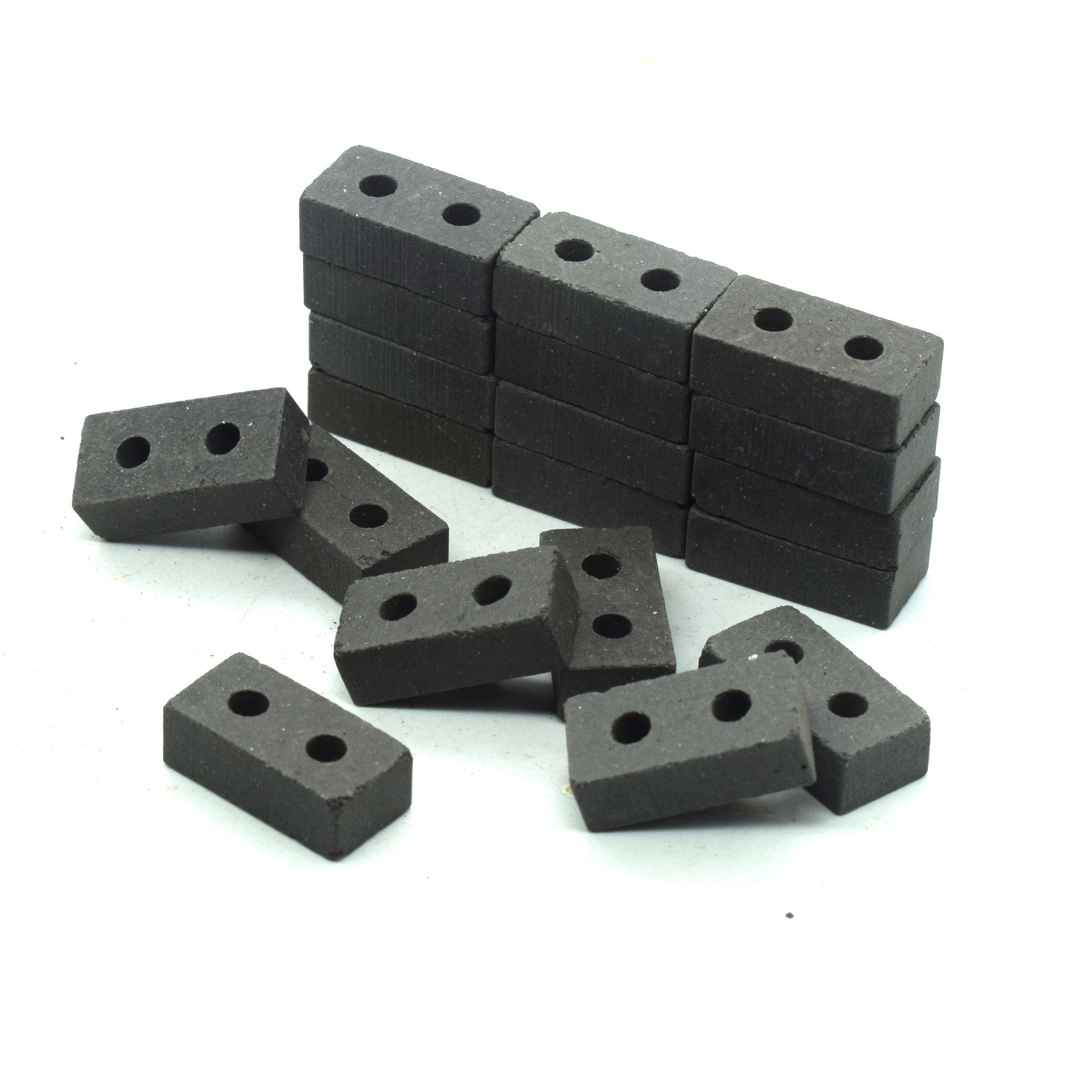 Модель 1:12 маленький кирпичный домик игрушка DIY для детей красные кирпичи глиняные блоки