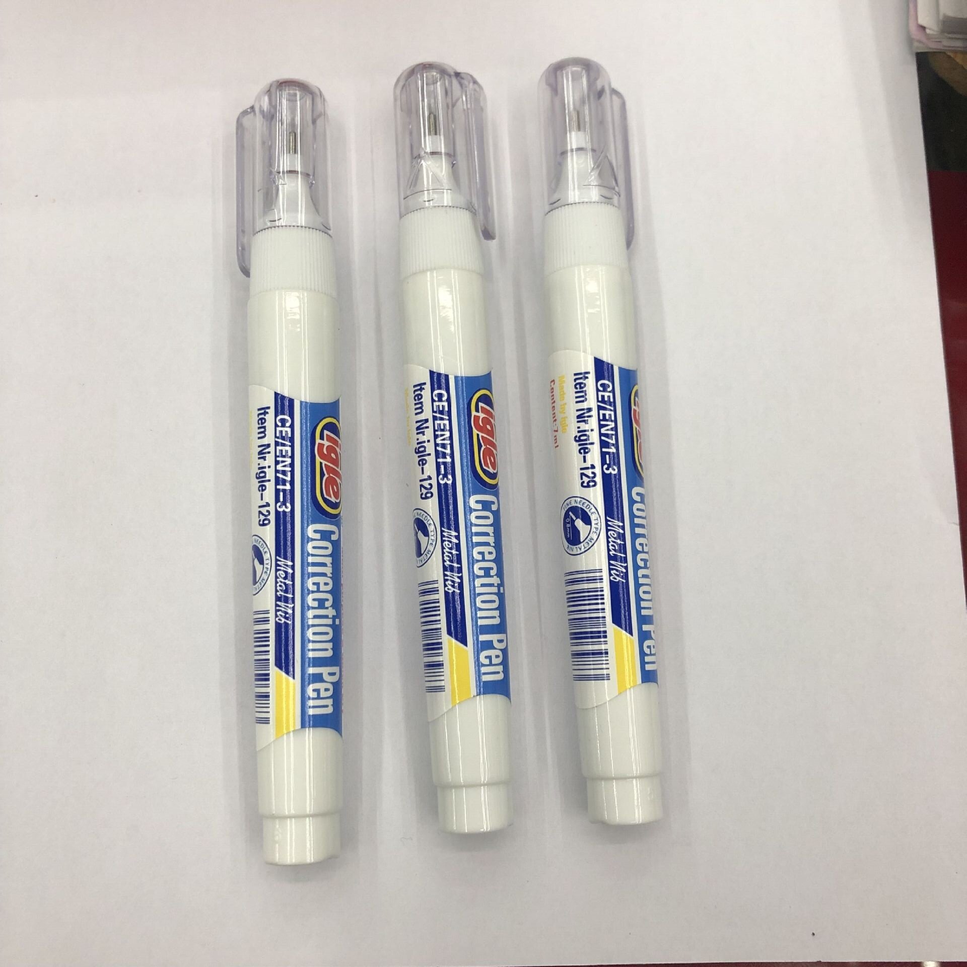 igle correction fluid quick-drying correction fluid personality correction pen correction pen correction pen pen shape correction fluid