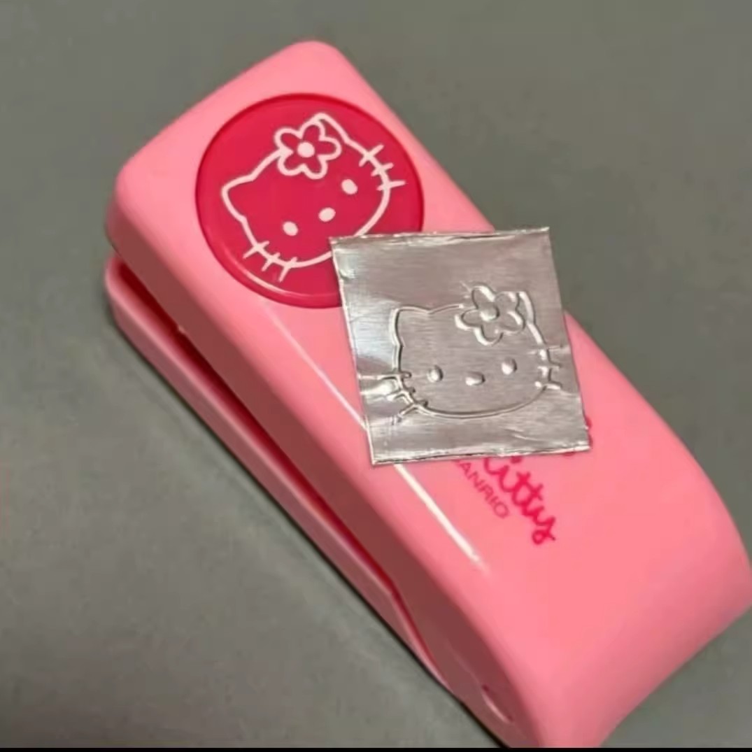 Little Red Book Same hellokitty Embossing Machine Metal Embossing Punching Machine Seal Embossing Machine Cute Kt Cat